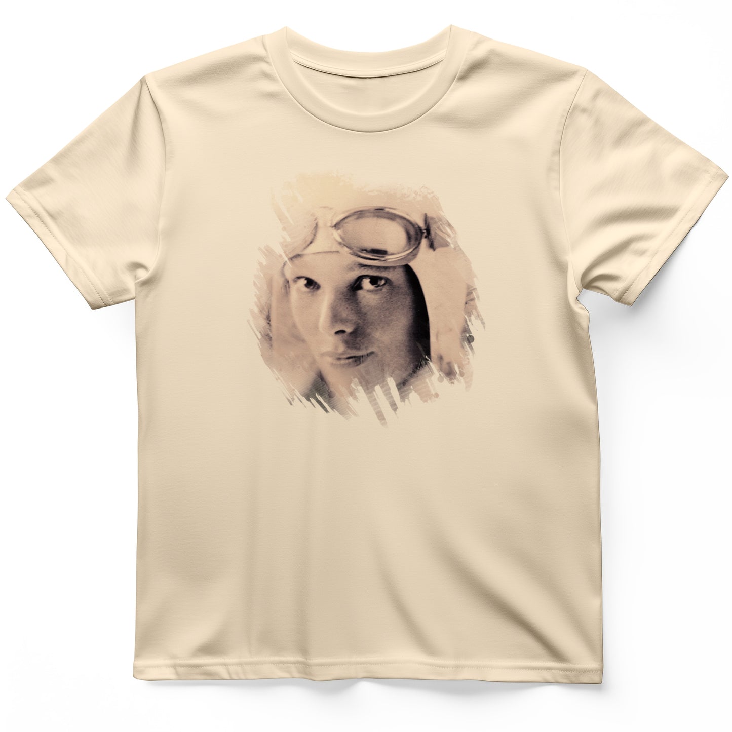 Amelia Earhart in Color T- Shirt