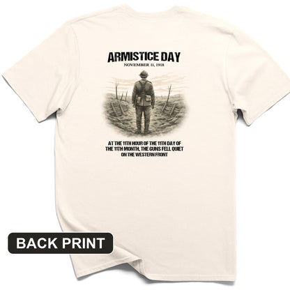 Armistice Day Back Print T-Shirt