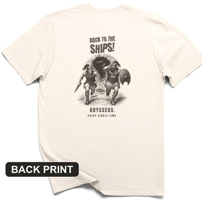 Back To The Ships Back Print T-Shirt