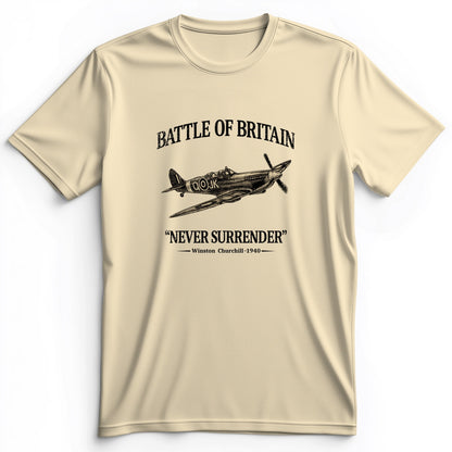 Battle of Britain Never Surrender Premium Tee
