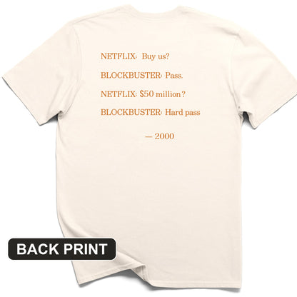 Blockbuster Back Print T-Shirt