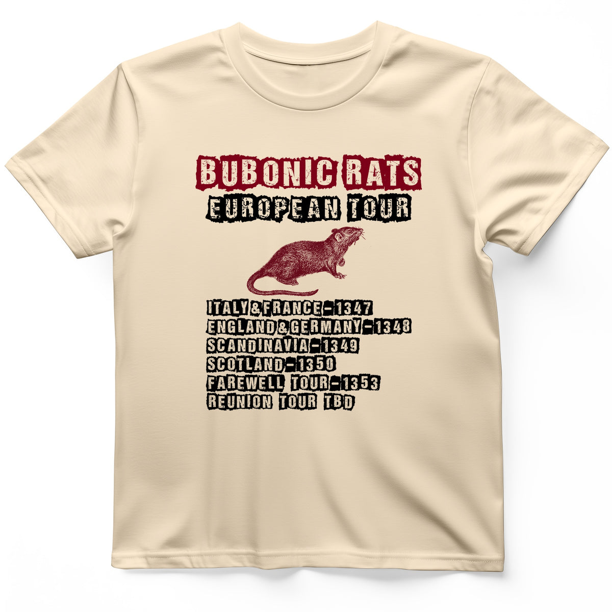 Bubonic Rats European Tour T-Shirt
