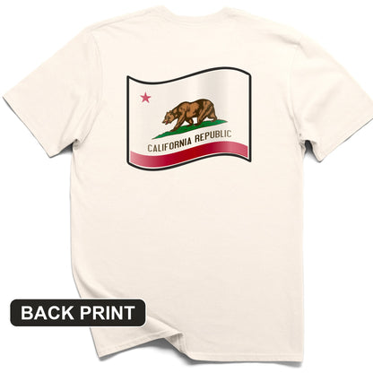 California Republic Back Print T-Shirt