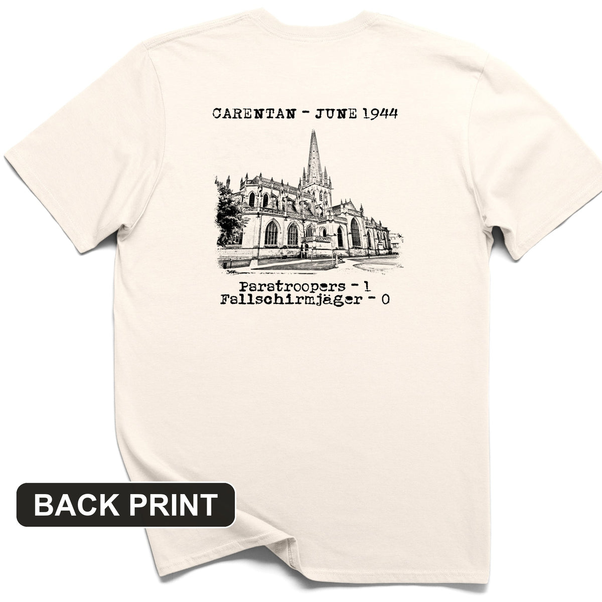 Carentan Back Print T-Shirt