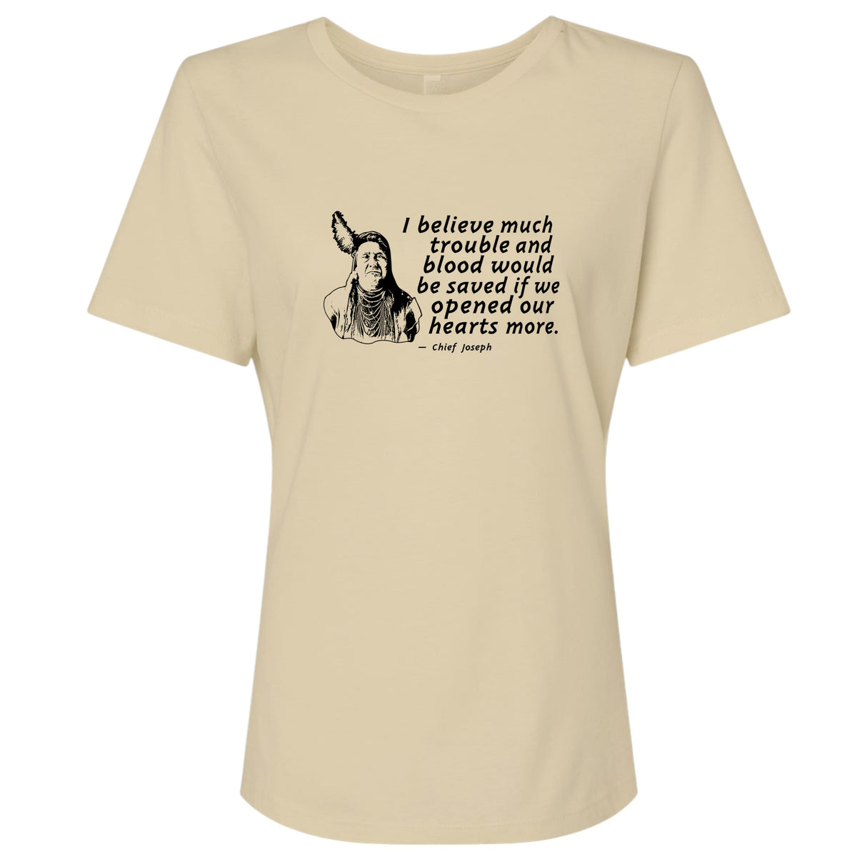 Chief Joseph Open Hearts Women's T-Shirt