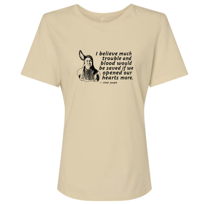 Chief Joseph Open Hearts Women's T-Shirt