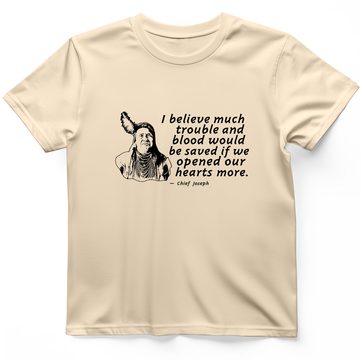 Chief Joseph Open Hearts T-Shirt