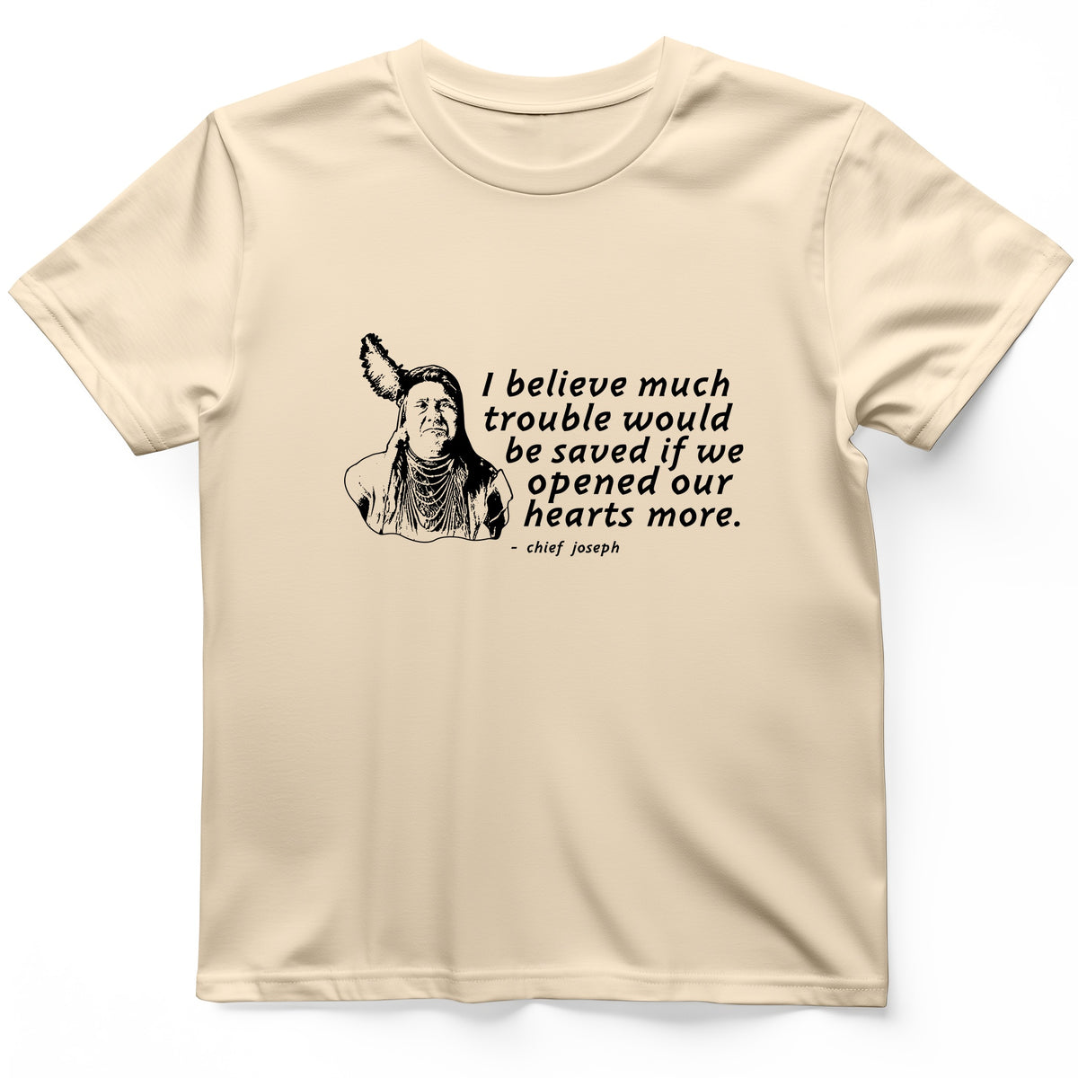 Chief Joseph Open Hearts T-Shirt