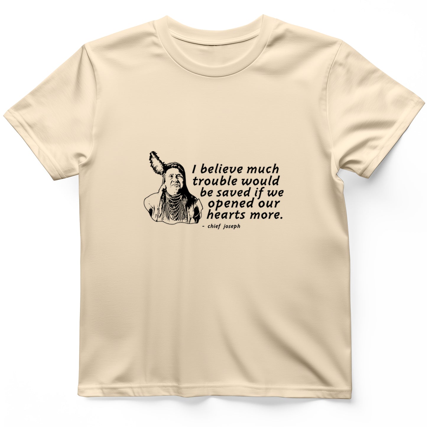 Chief Joseph Open Hearts T- Shirt