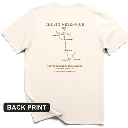Chosin Reservoir Back Print T-Shirt
