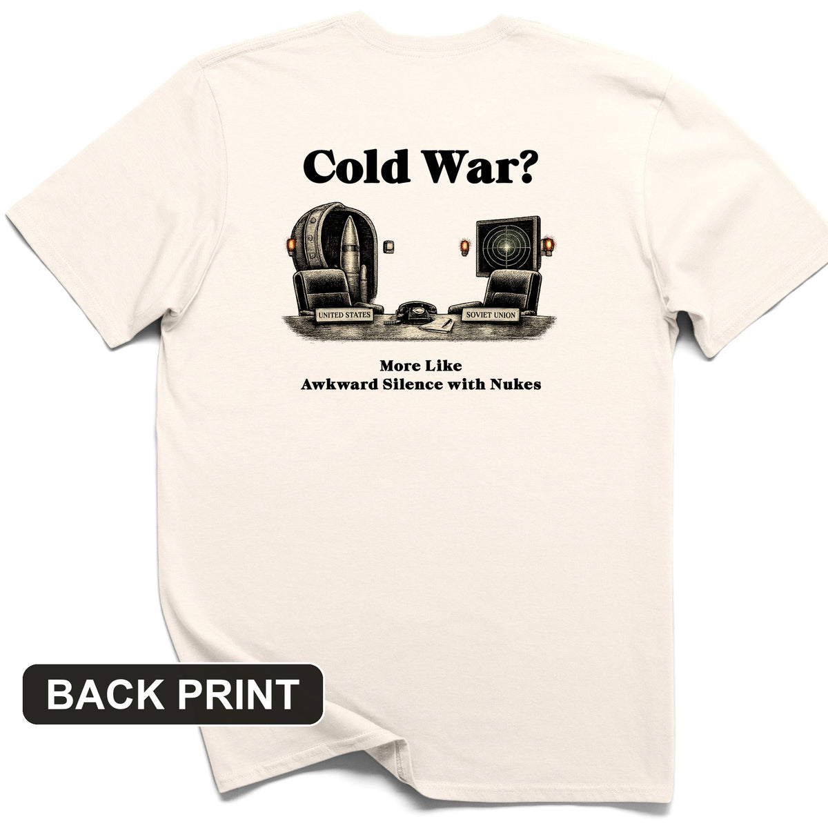 Cold War Back Print T-Shirt
