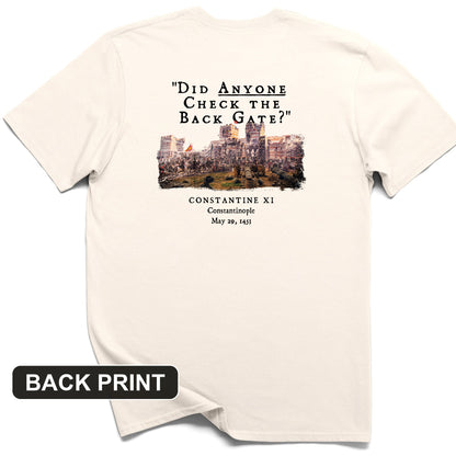 Constantinople Back Print T-Shirt
