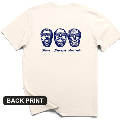 Cool Philosophers Back Print T-Shirt