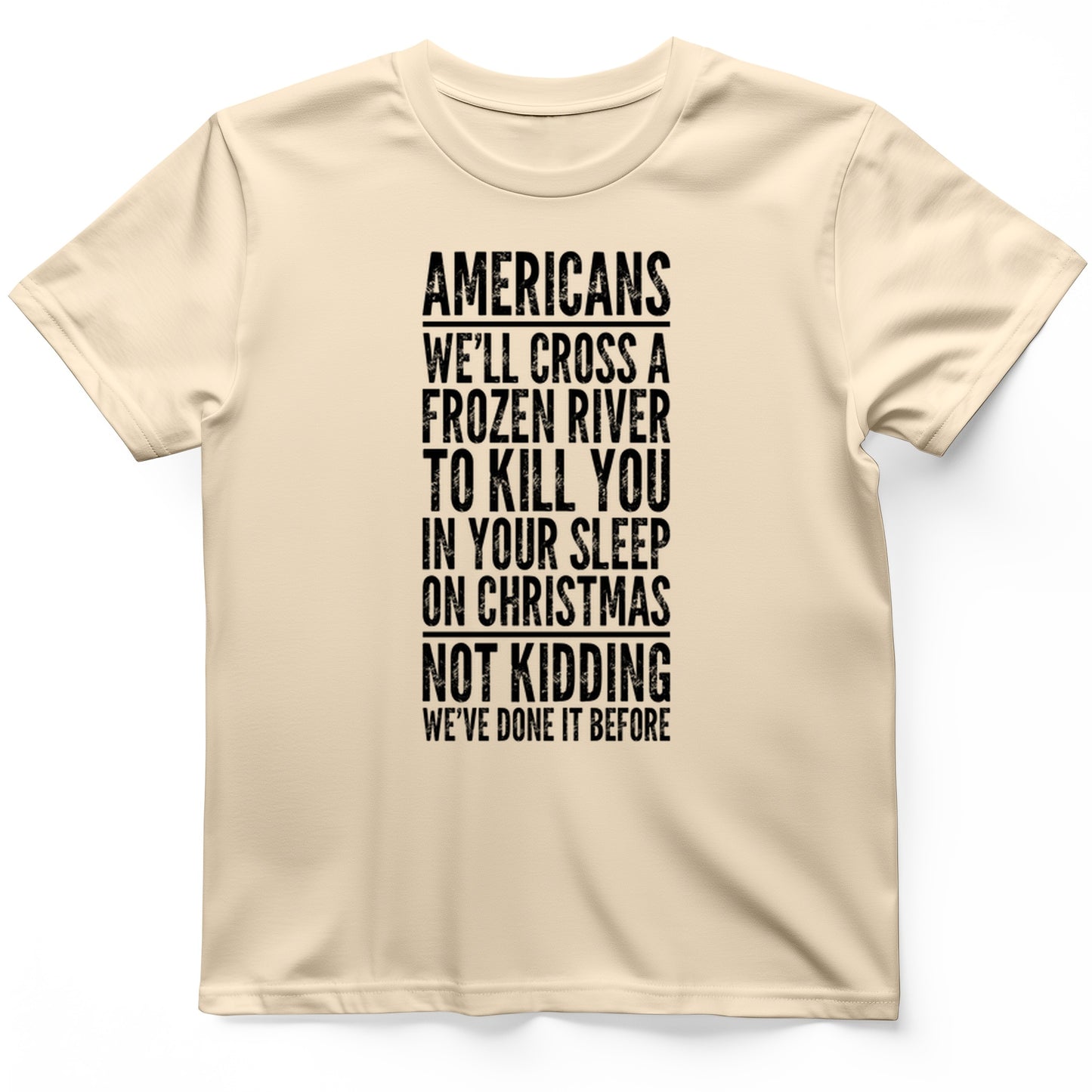 Cross A River On Xmas T-Shirt
