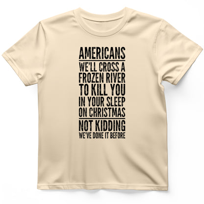 Cross A River On Xmas T-Shirt