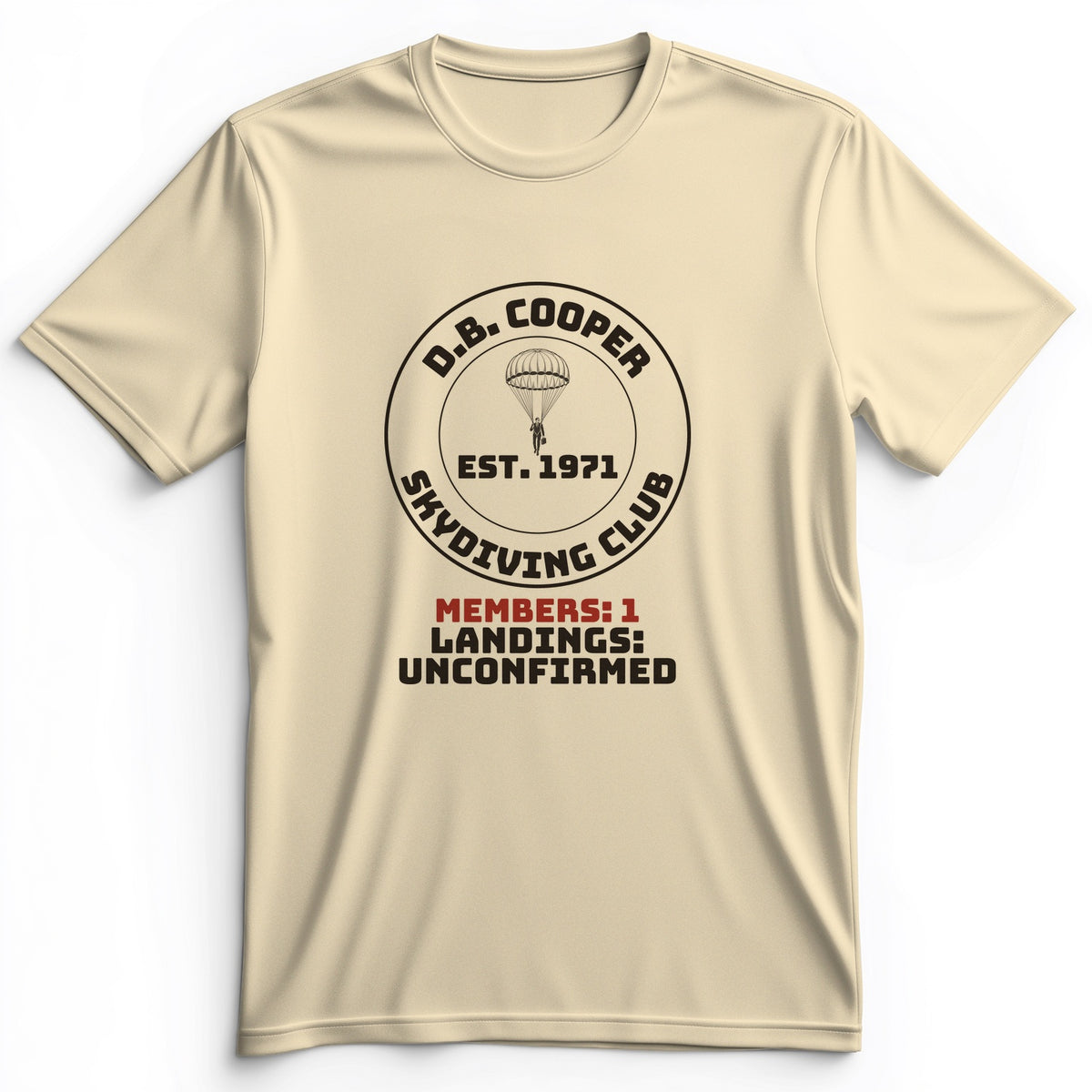 DB Cooper Skydiving Club Premium Tee