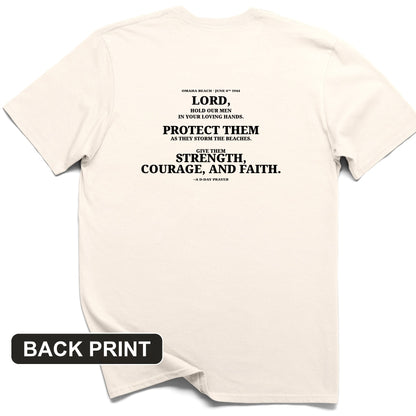DDay Prayer Back Print T-Shirt