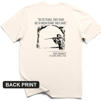 Davy Crockett Back Print T-Shirt