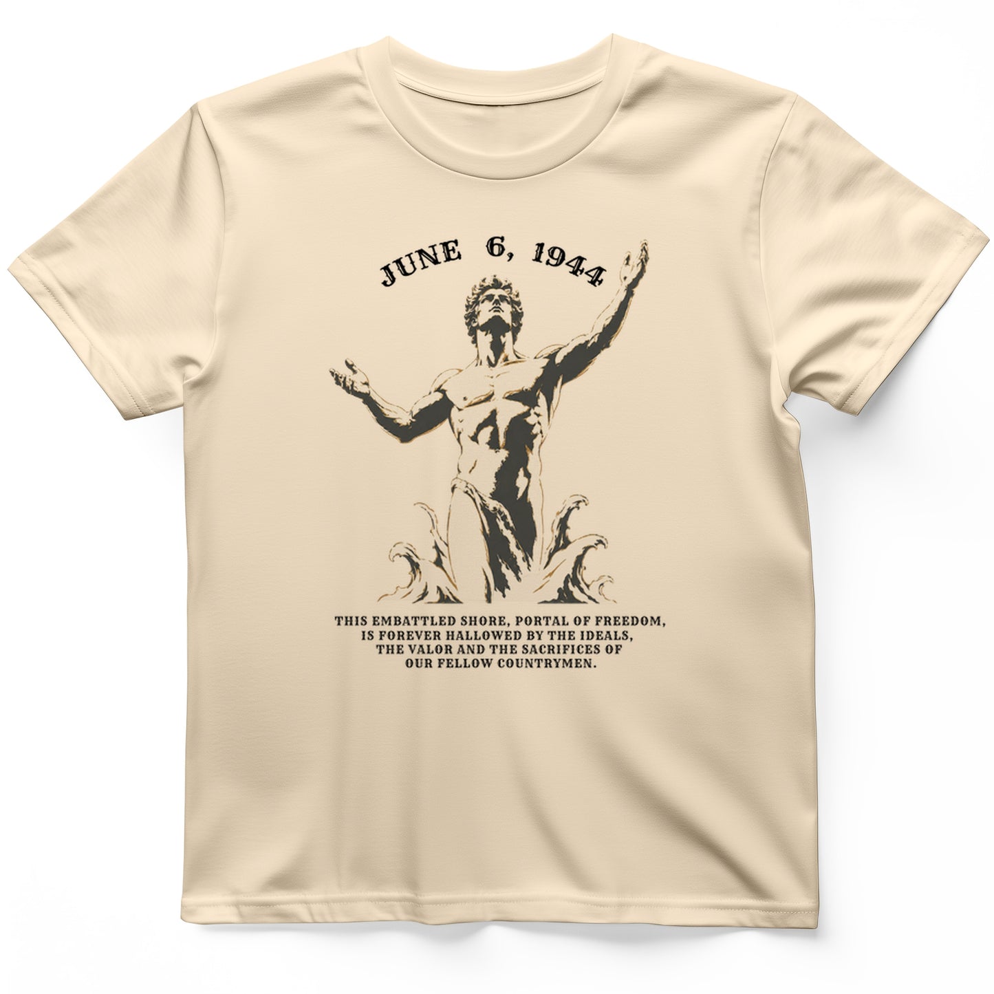 Dday Statue T-Shirt