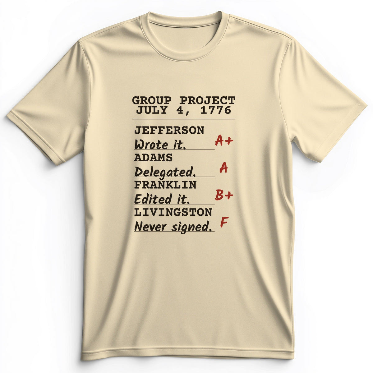 Declaration Of Independence Group Project Premium Tee