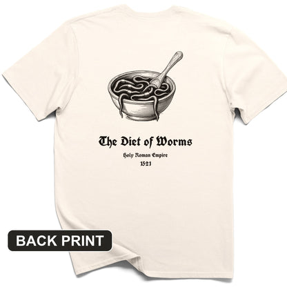 Diet Of Worms Back Print T-Shirt