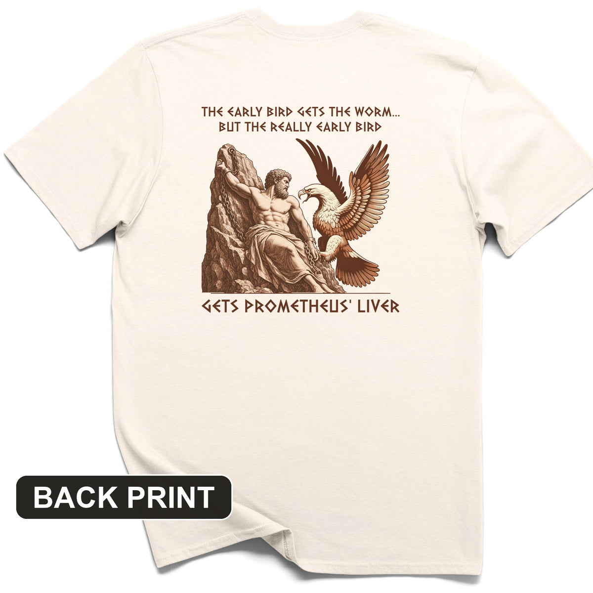 Early Bird Back Print T-Shirt
