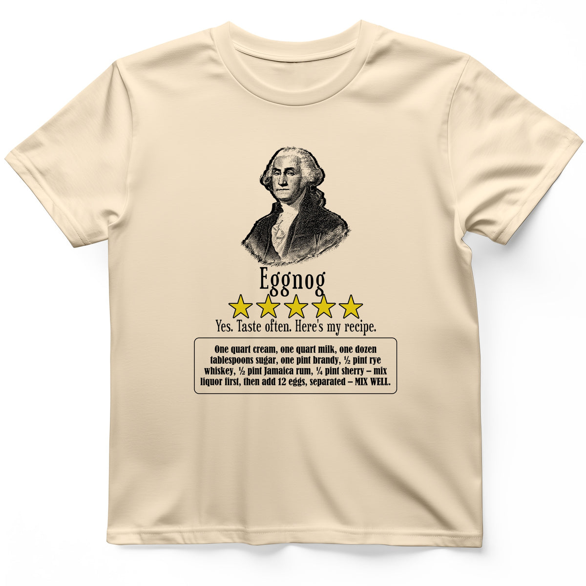 Eggnog George Washington T-Shirt