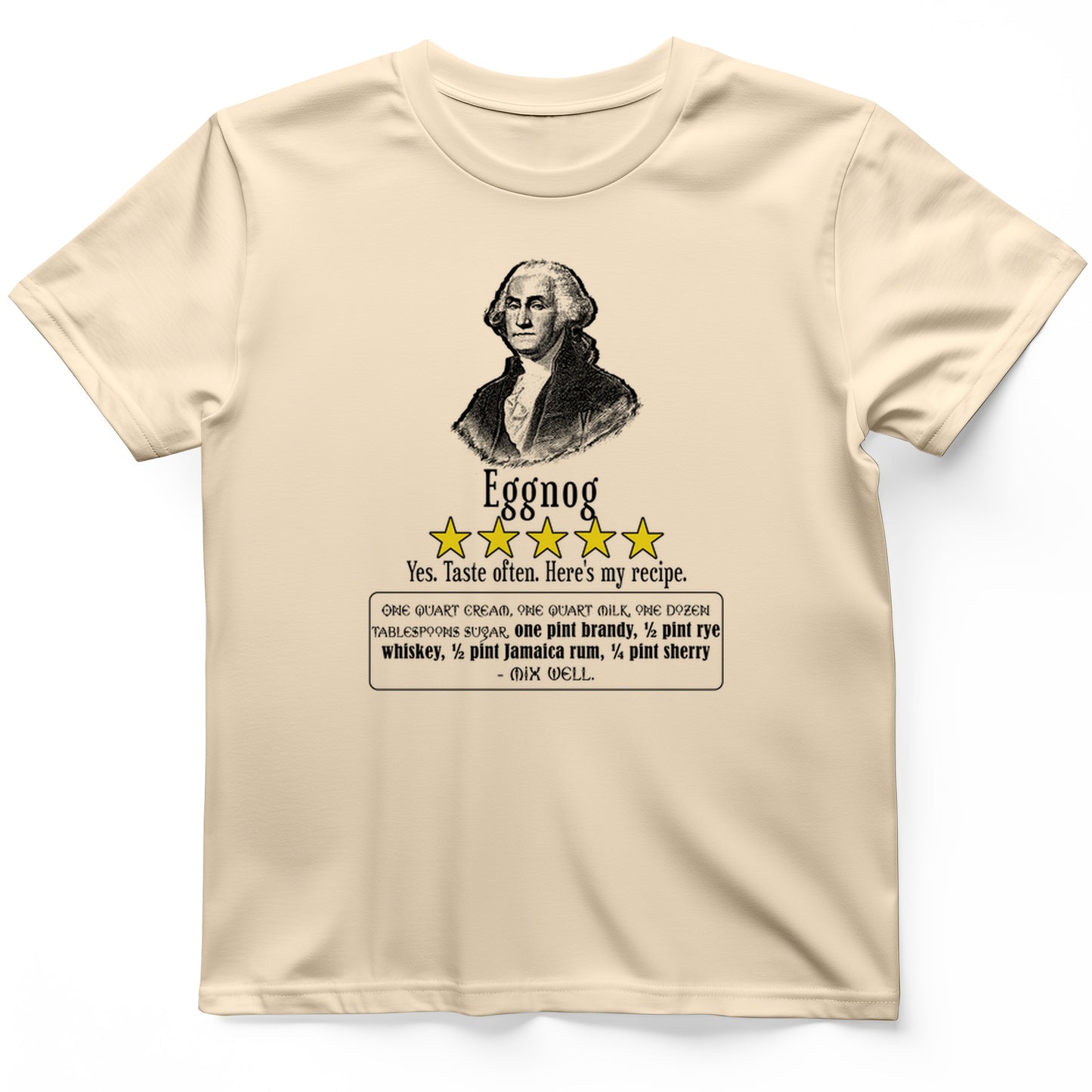 Eggnog George Washington T-Shirt