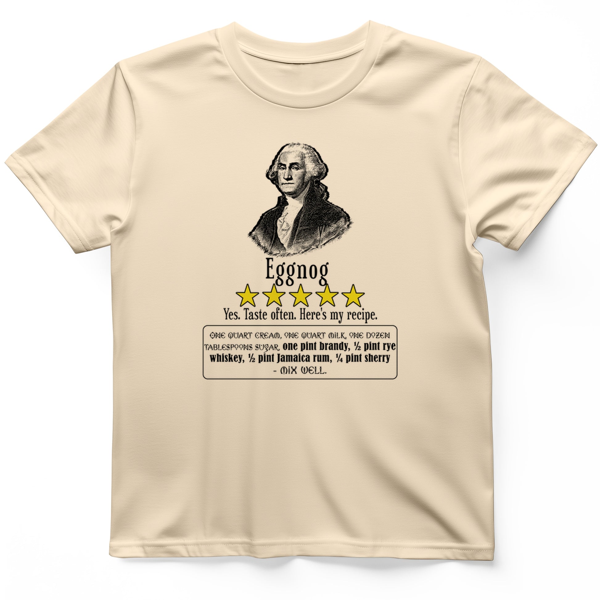 Eggnog George Washington T-Shirt