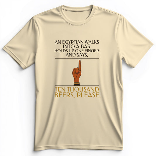 Egyptian Walks Into A Bar Premium Tee