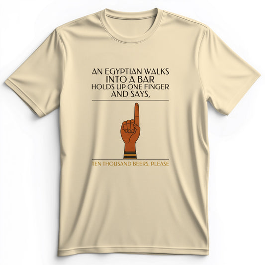 Egyptian Walks Into A Bar Premium Tee