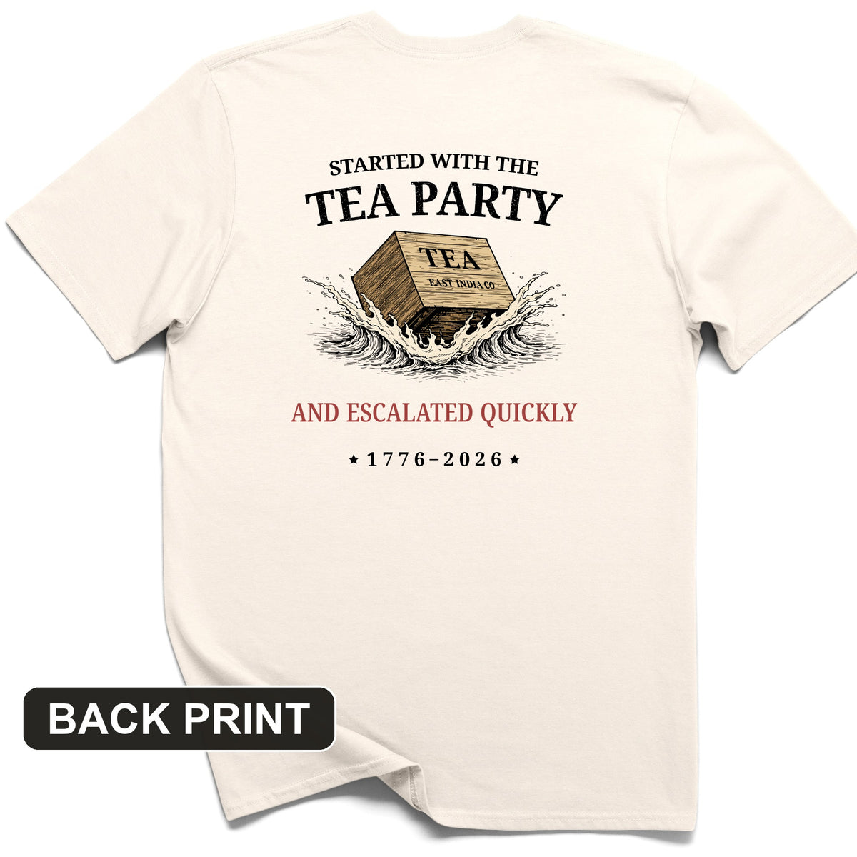 Escalated Quickly Back Print T-Shirt