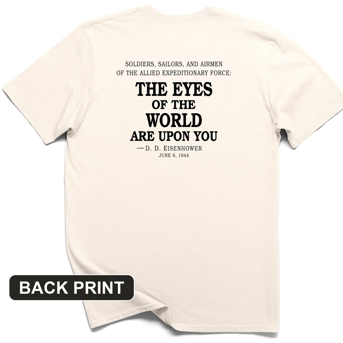 Eyes of the World Back Print T-Shirt