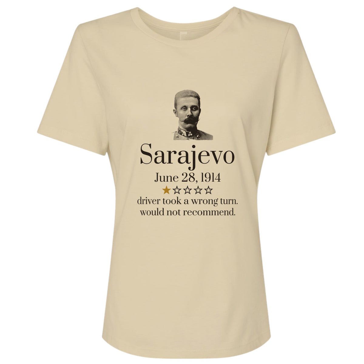 Franz Ferdinand Sarajevo One Star Review Women's T-Shirt