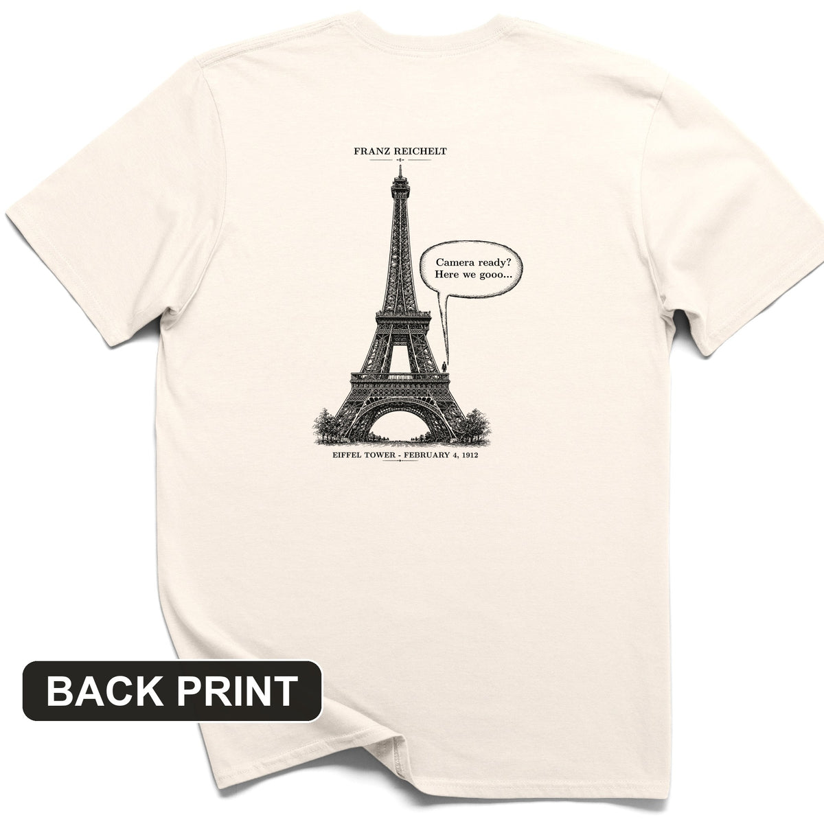 Franz Reichelt Back Print T-Shirt