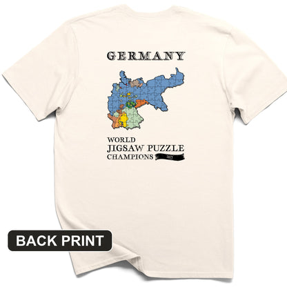 Germany Jigsaw Champion Back Print T-Shirt