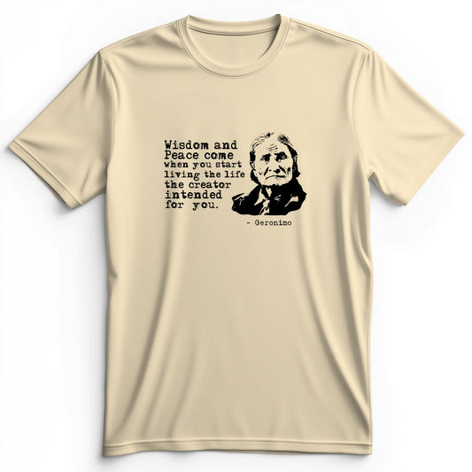 Geronimo Wisdom And Peace Premium Tee