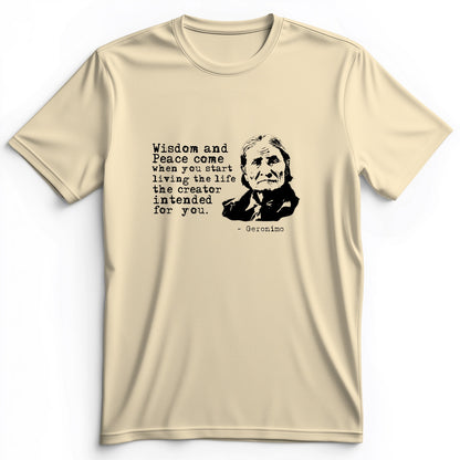 Geronimo Wisdom And Peace Premium Tee