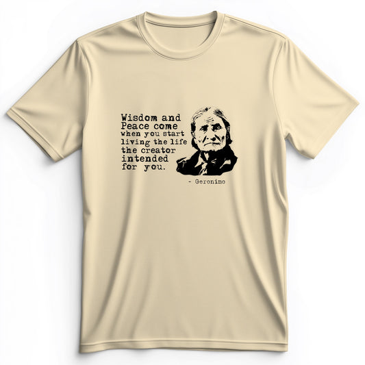 Geronimo Wisdom And Peace Premium Tee
