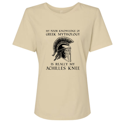 Greek Mythology Achilles Knee Women's T-Shirt