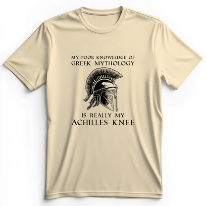 Greek Mythology Achilles Knee Premium Tee