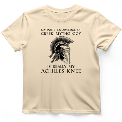 Greek Mythology Achilles Knee T-Shirt