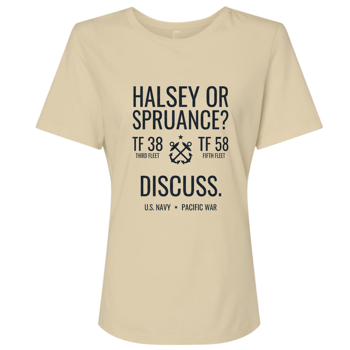 Halsey or Spruance Discuss Women's T-Shirt
