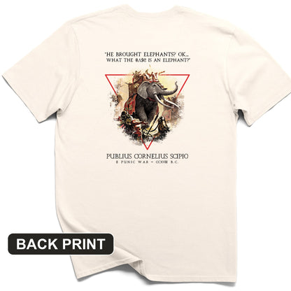 Hannibal Elephants Back Print T-Shirt