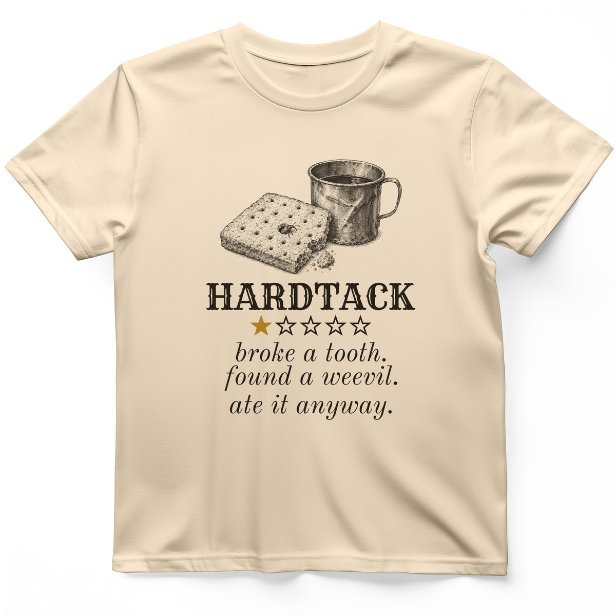 Hardtack One Star Review T-Shirt