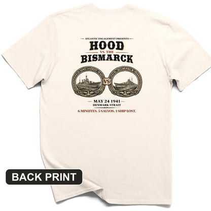 Hood vs Bismarck Back Print T-Shirt