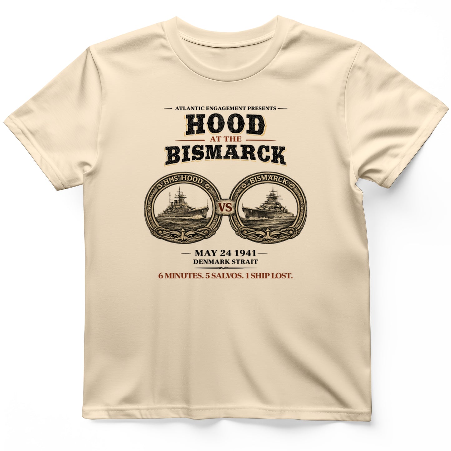Hood vs Bismark T-Shirt