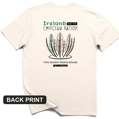 Irish-Choctaw Friendship Back Print T-Shirt