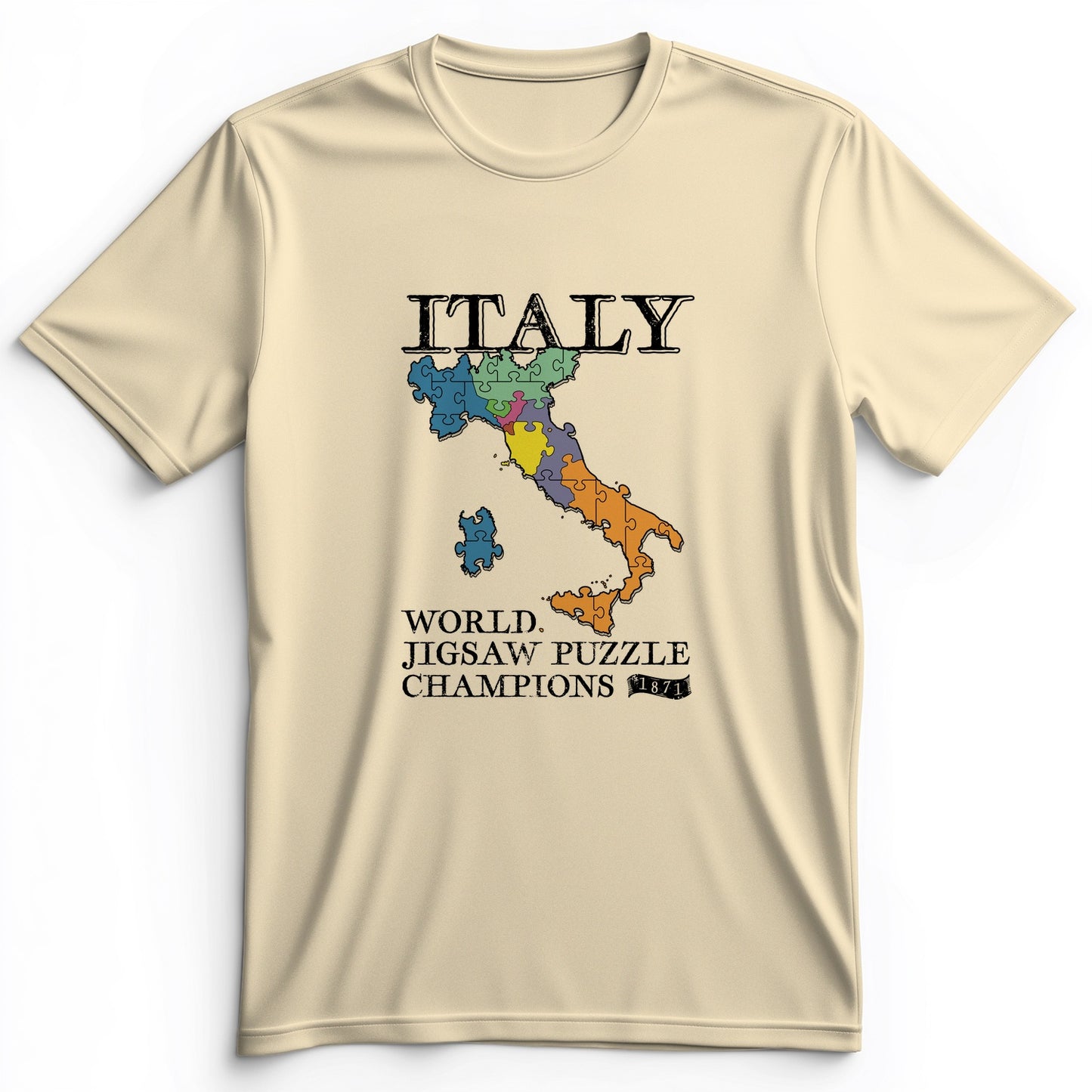 Italy Jigsaw Puzzle Premium Tee
