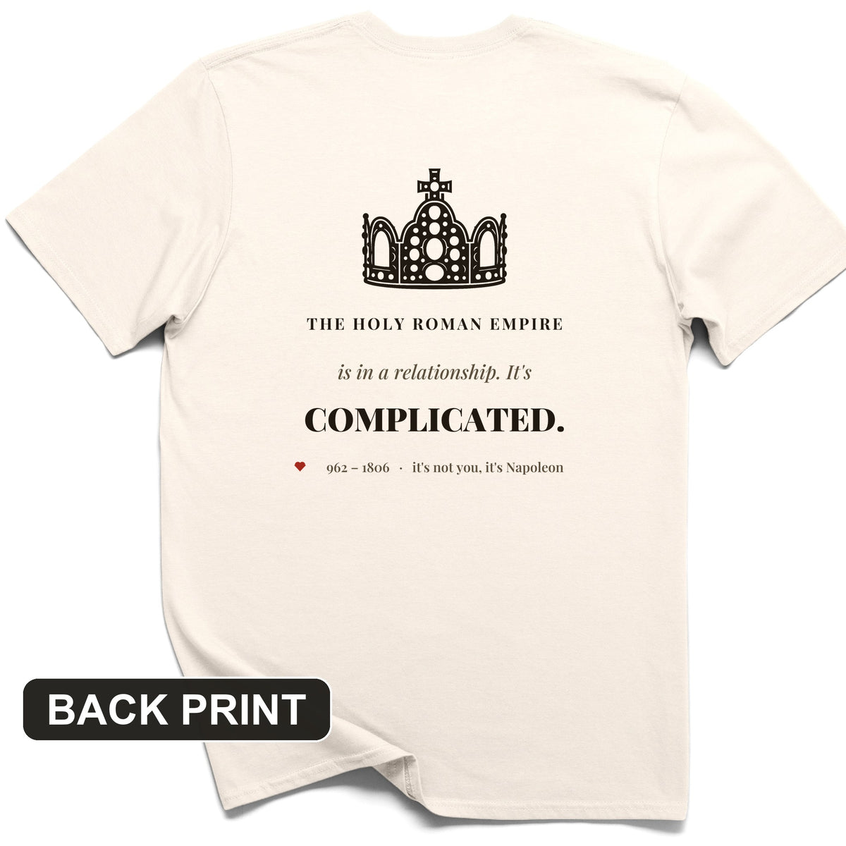 Its Complicated Back Print T-Shirt
